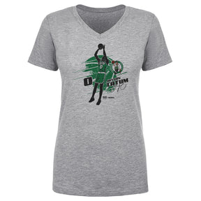 Jayson Tatum Women's V-Neck T-Shirt | 500 LEVEL
