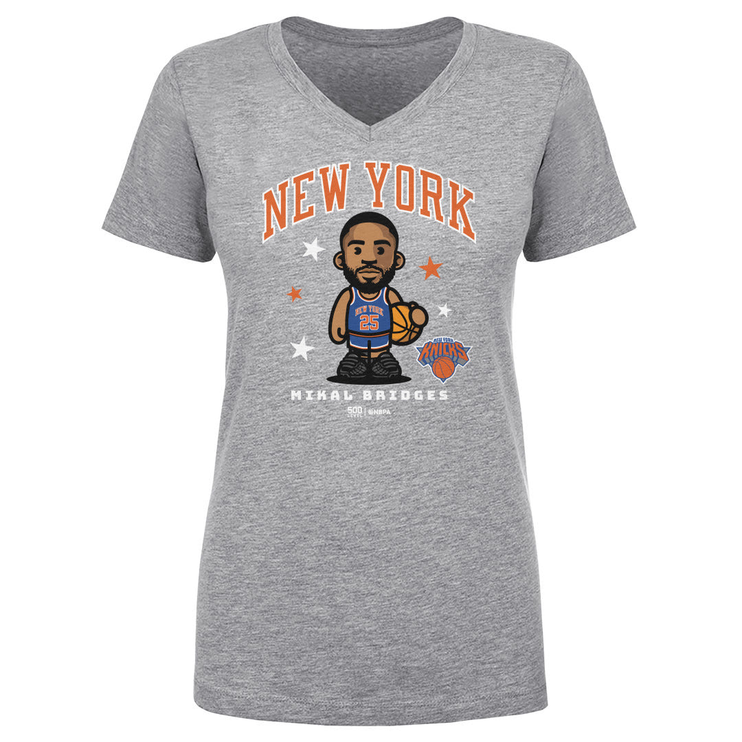 Mikal Bridges Women's V-Neck T-Shirt | 500 LEVEL