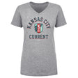 Kansas City Current Women's V-Neck T-Shirt | 500 LEVEL