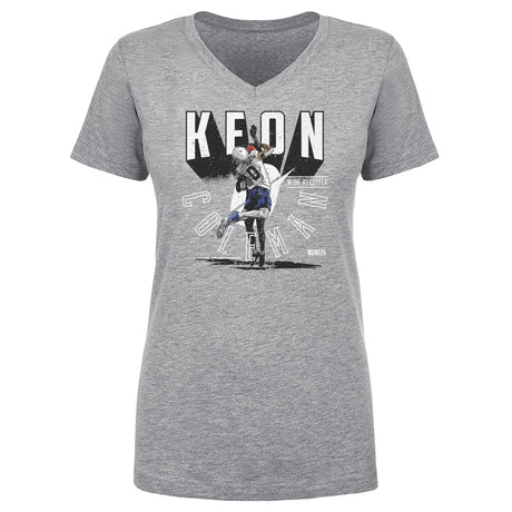 Keon Coleman Women's V-Neck T-Shirt | 500 LEVEL