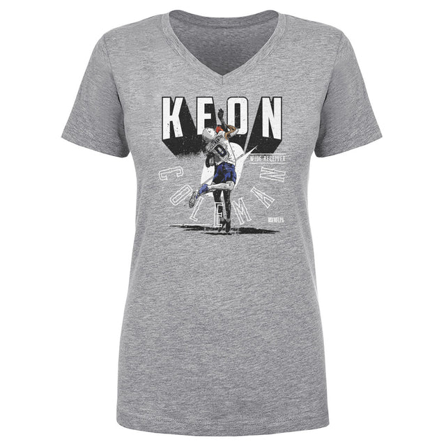 Keon Coleman Women's V-Neck T-Shirt | 500 LEVEL