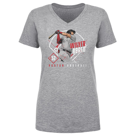 Wilyer Abreu Women's V-Neck T-Shirt | 500 LEVEL