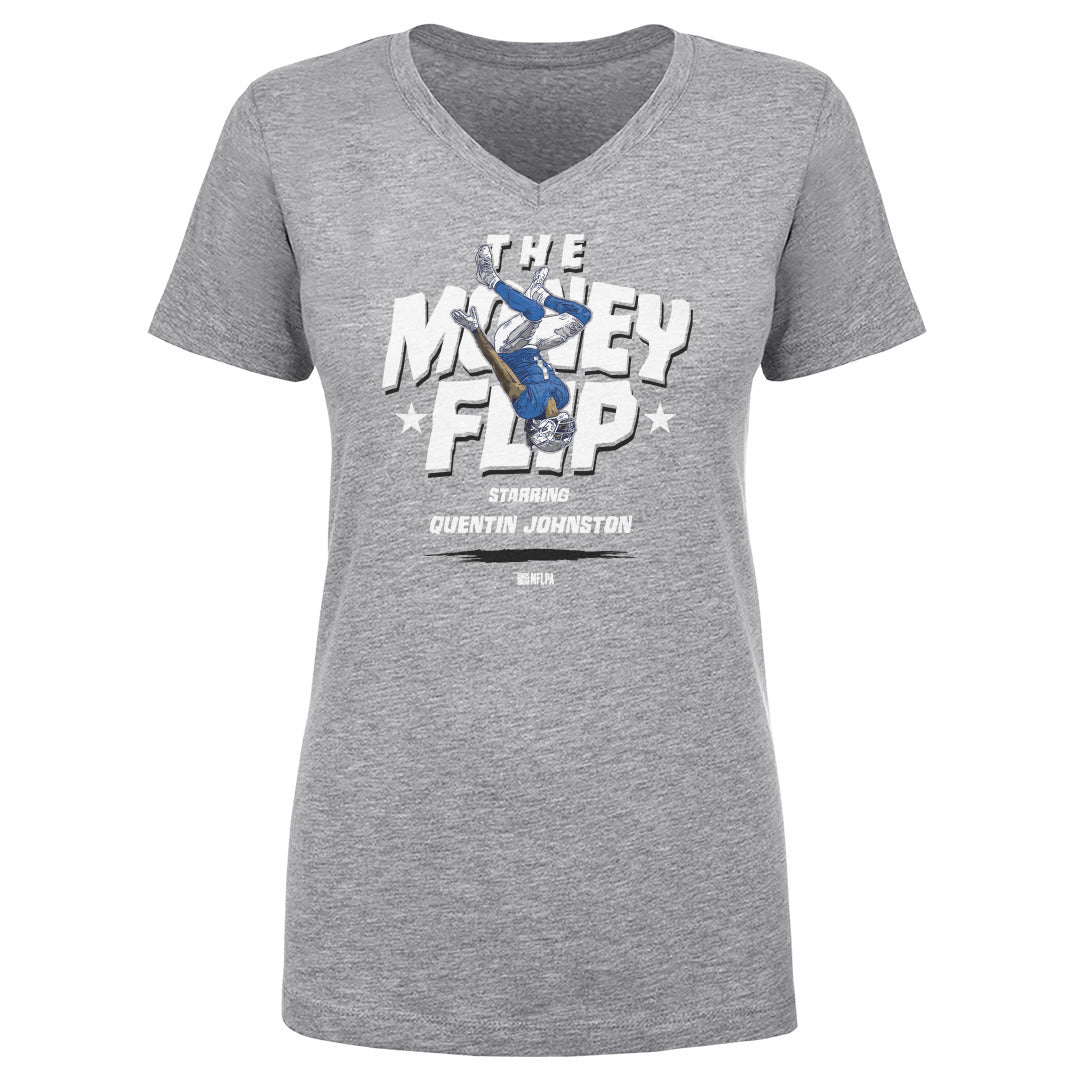 Quentin Johnston Women's V-Neck T-Shirt | 500 LEVEL