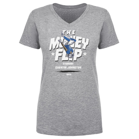 Quentin Johnston Women's V-Neck T-Shirt | 500 LEVEL