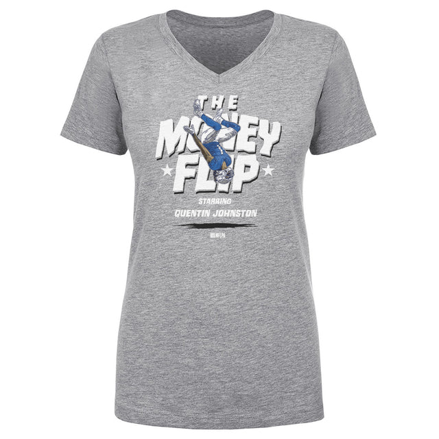 Quentin Johnston Women's V-Neck T-Shirt | 500 LEVEL