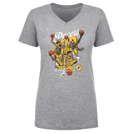 Indiana Pacers Women's V-Neck T-Shirt | 500 LEVEL