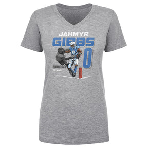 Jahmyr Gibbs Women's V-Neck T-Shirt | 500 LEVEL