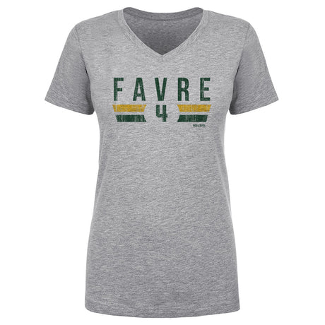 Brett Favre Women's V-Neck T-Shirt | 500 LEVEL