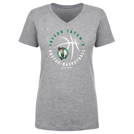Jayson Tatum Women's V-Neck T-Shirt | 500 LEVEL