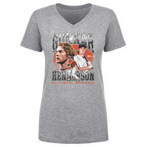 Gunnar Henderson Women's V-Neck T-Shirt | 500 LEVEL