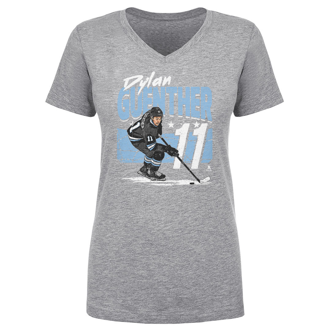 Dylan Guenther Women's V-Neck T-Shirt | 500 LEVEL