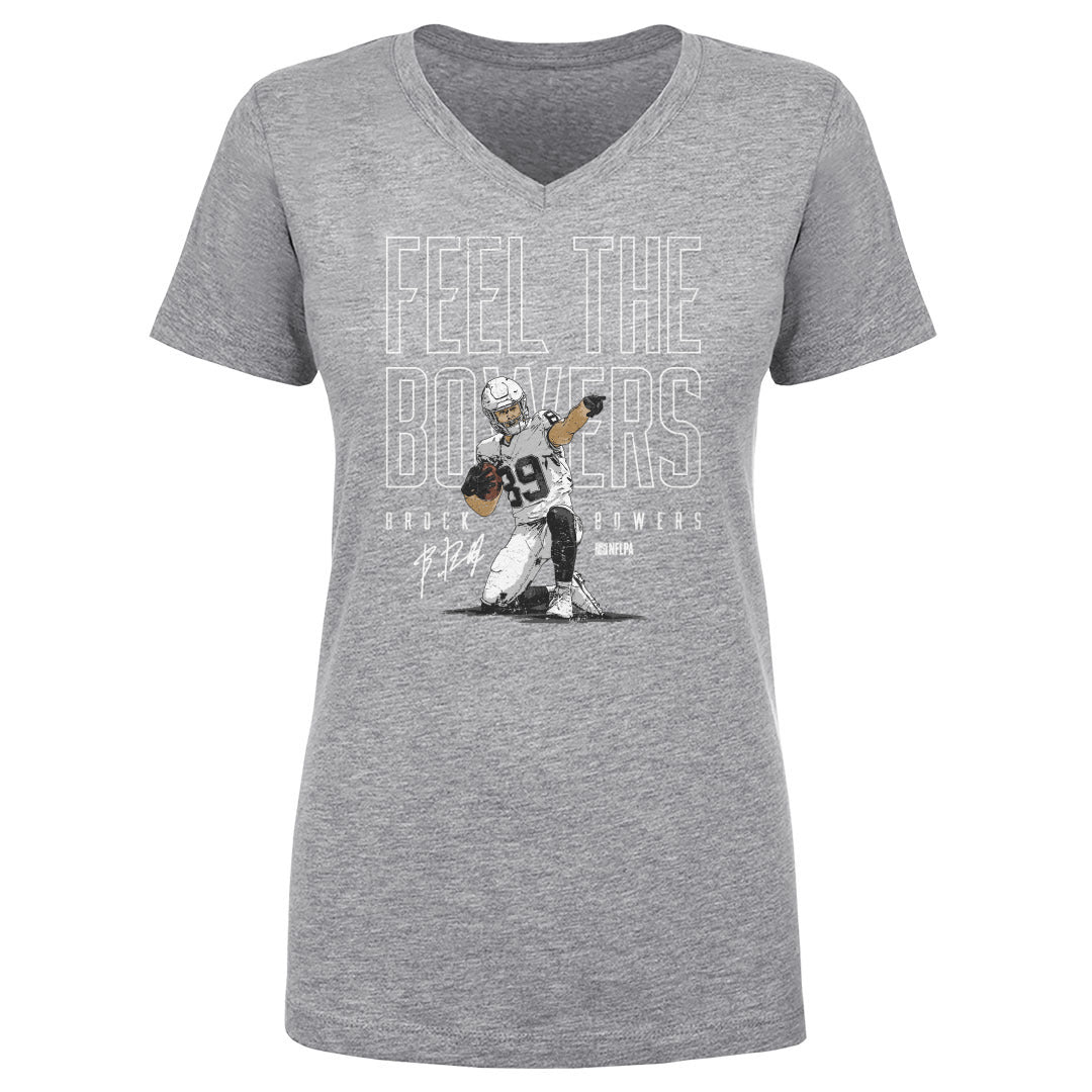 Brock Bowers Women's V-Neck T-Shirt | 500 LEVEL