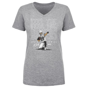 Brock Bowers Women's V-Neck T-Shirt | 500 LEVEL