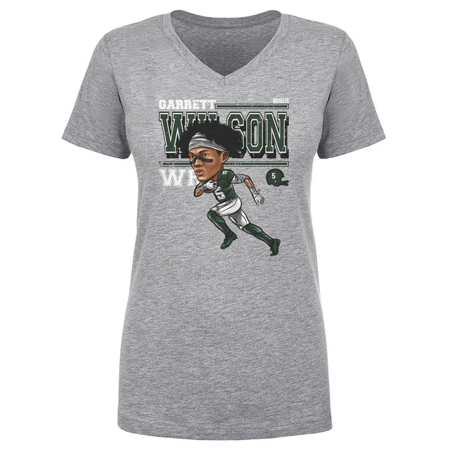 Garrett Wilson Women's V-Neck T-Shirt | 500 LEVEL