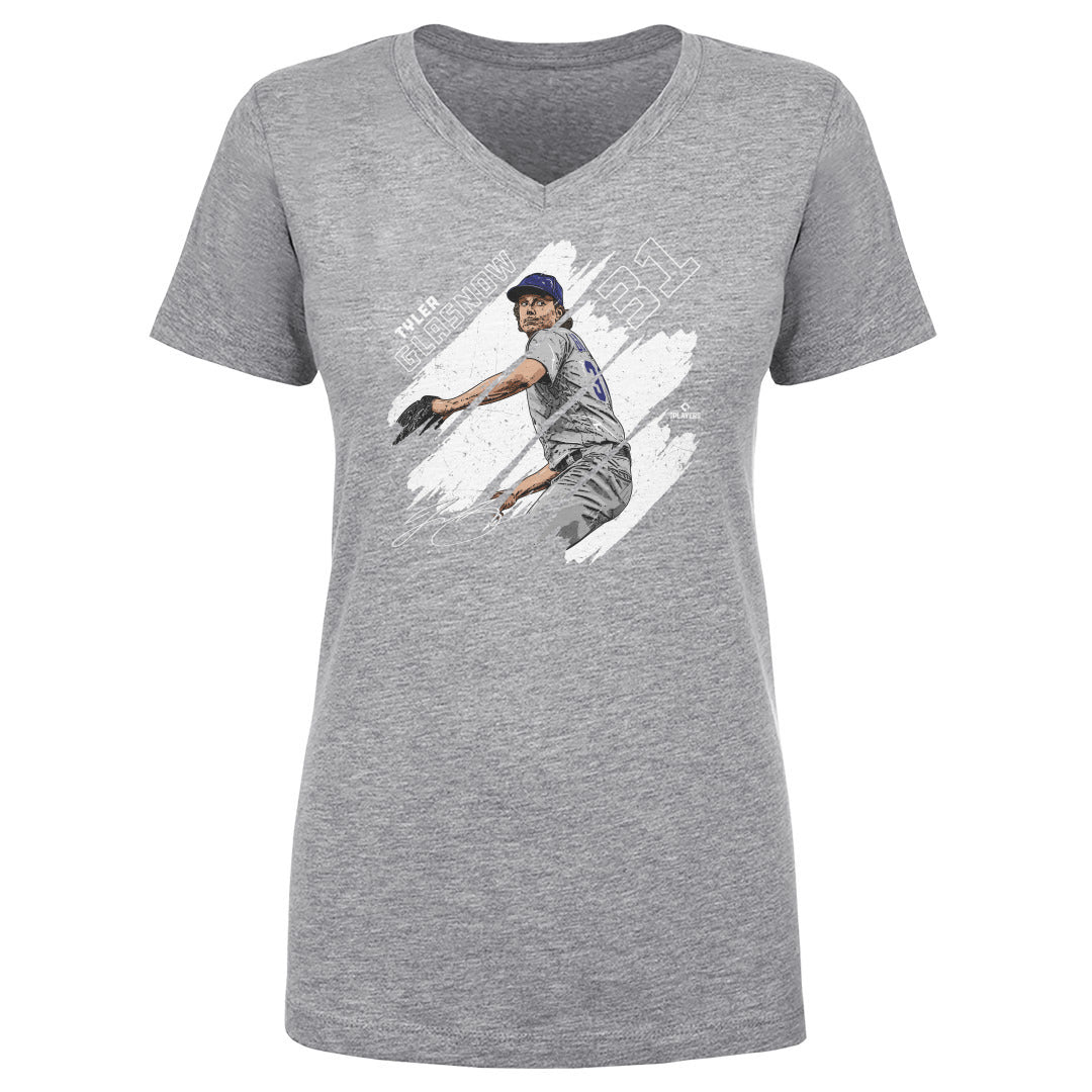 Tyler Glasnow Women's V-Neck T-Shirt | 500 LEVEL