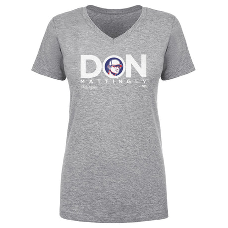 Don Mattingly Women's V-Neck T-Shirt | 500 LEVEL