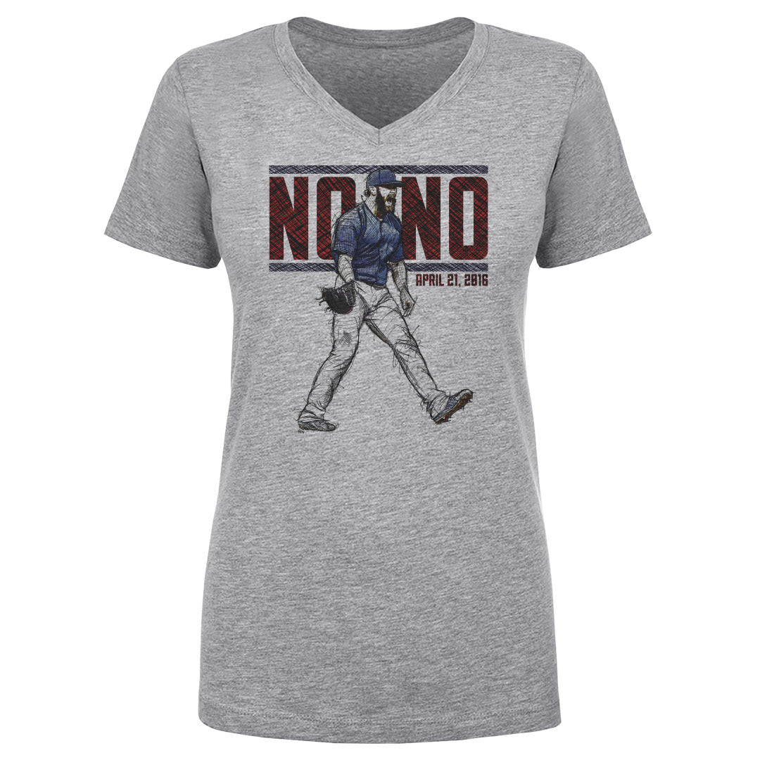 Jake Arrieta Women's V-Neck T-Shirt | 500 LEVEL