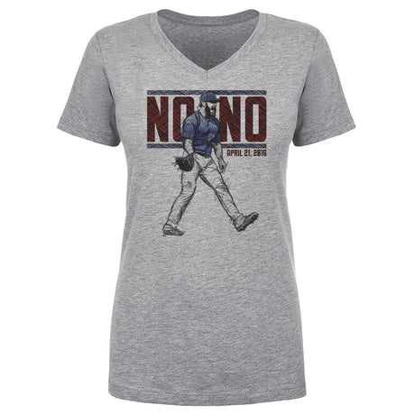 Jake Arrieta Women's V-Neck T-Shirt | 500 LEVEL