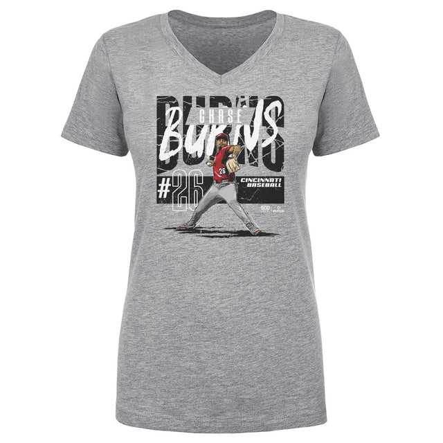 Chase Burns Women's V-Neck T-Shirt | 500 LEVEL