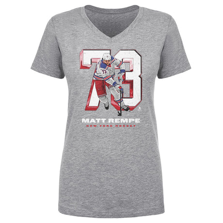 Matt Rempe Women's V-Neck T-Shirt | 500 LEVEL