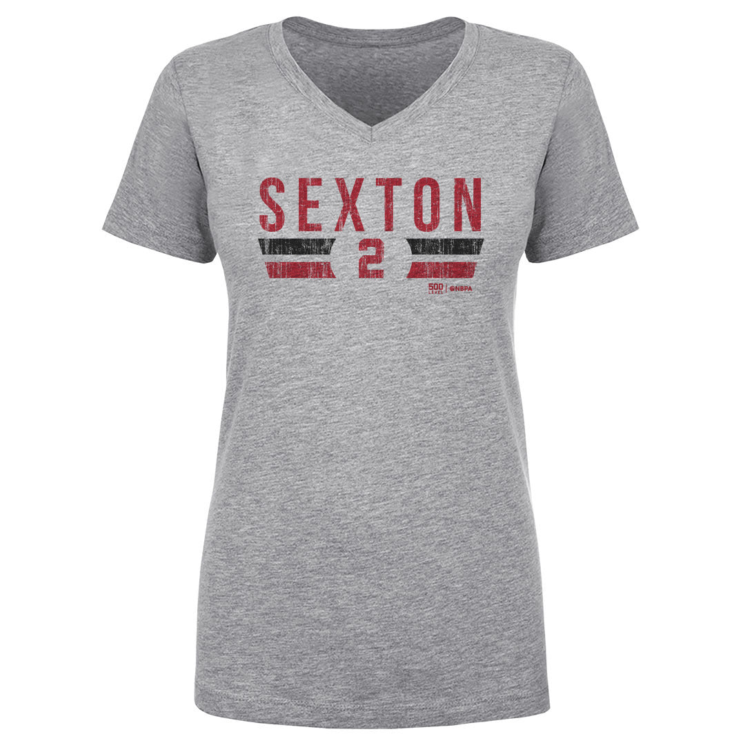 Collin Sexton Women's V-Neck T-Shirt | 500 LEVEL