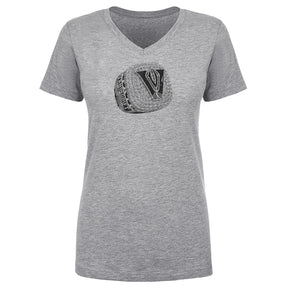 Crown Trio Women's V-Neck T-Shirt | 500 LEVEL