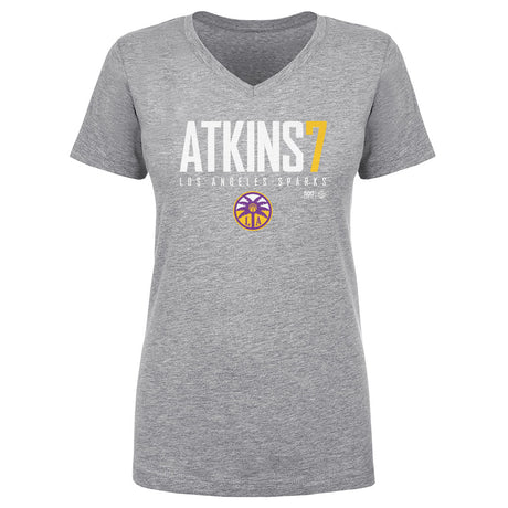 Ariel Atkins Women's V-Neck T-Shirt | 500 LEVEL