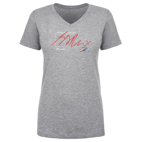 Shai Gilgeous-Alexander Women's V-Neck T-Shirt | 500 LEVEL
