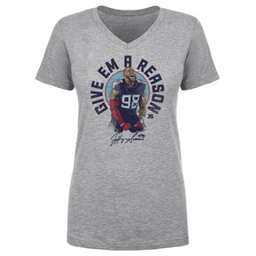 Give Em A Reason Women's V-Neck T-Shirt | 500 LEVEL
