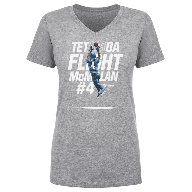 Tetairoa McMillan Women's V-Neck T-Shirt | 500 LEVEL