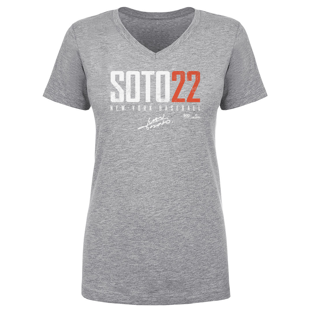 Juan Soto Women's V-Neck T-Shirt | 500 LEVEL