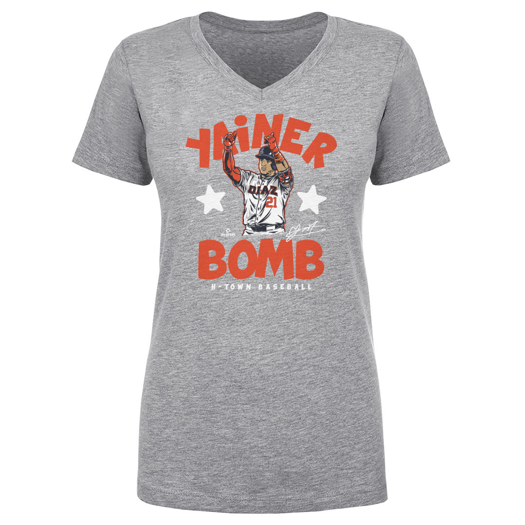 Yainer Diaz Women's V-Neck T-Shirt | 500 LEVEL