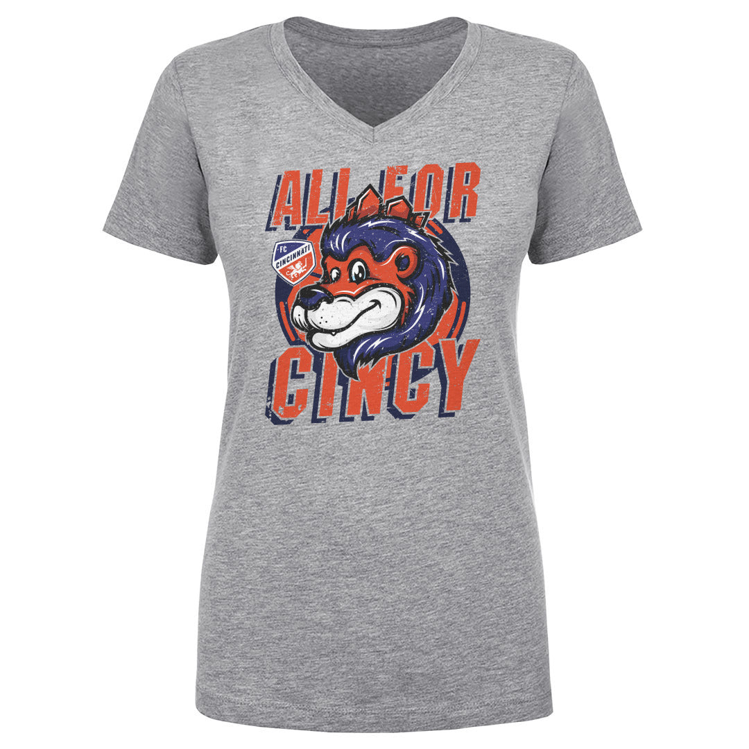 FC Cincinnati Women's V-Neck T-Shirt | 500 LEVEL