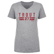 Mike Trout Women's V-Neck T-Shirt | 500 LEVEL