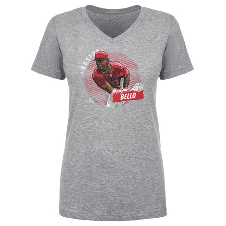 Brayan Bello Women's V-Neck T-Shirt | 500 LEVEL