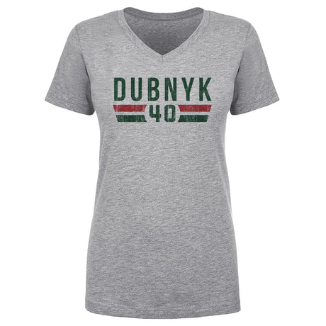 Devan Dubnyk Women's V-Neck T-Shirt | 500 LEVEL