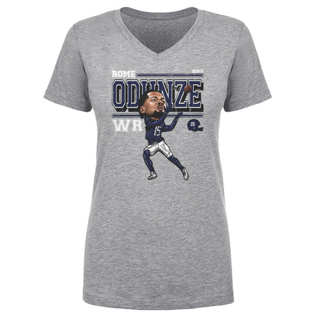 Rome Odunze Women's V-Neck T-Shirt | 500 LEVEL