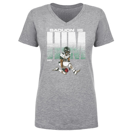 Saquon Barkley Women's V-Neck T-Shirt | 500 LEVEL