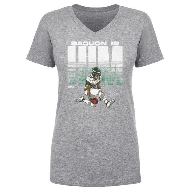 Saquon Barkley Women's V-Neck T-Shirt | 500 LEVEL
