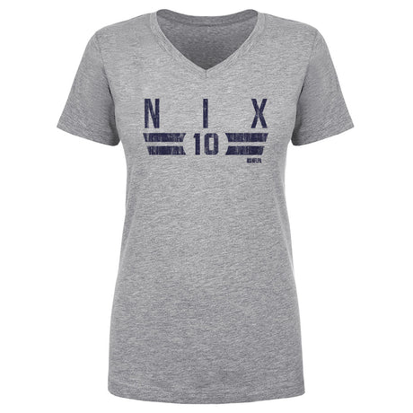 Bo Nix Women's V-Neck T-Shirt | 500 LEVEL