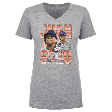 Juan Soto Women's V-Neck T-Shirt | 500 LEVEL