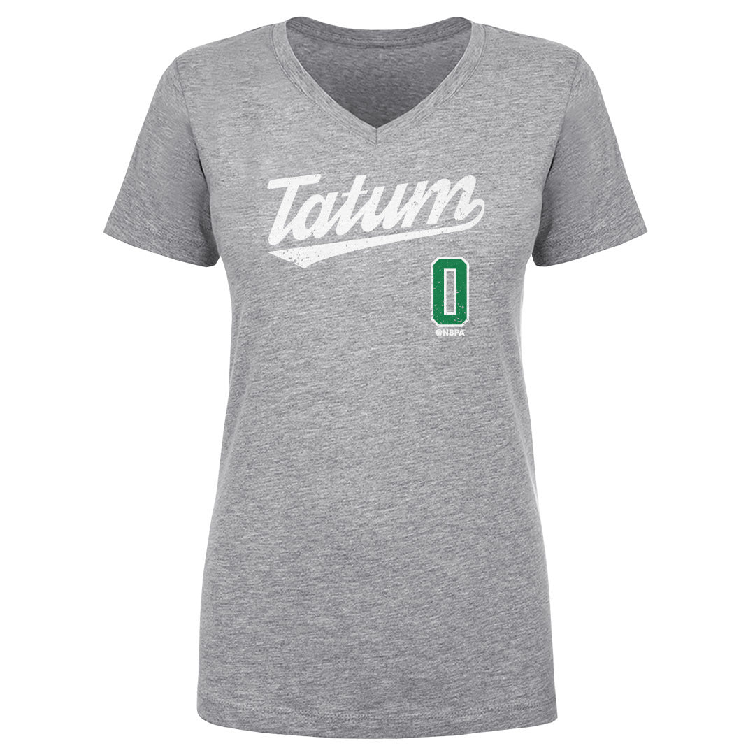 Jayson Tatum Women's V-Neck T-Shirt | 500 LEVEL