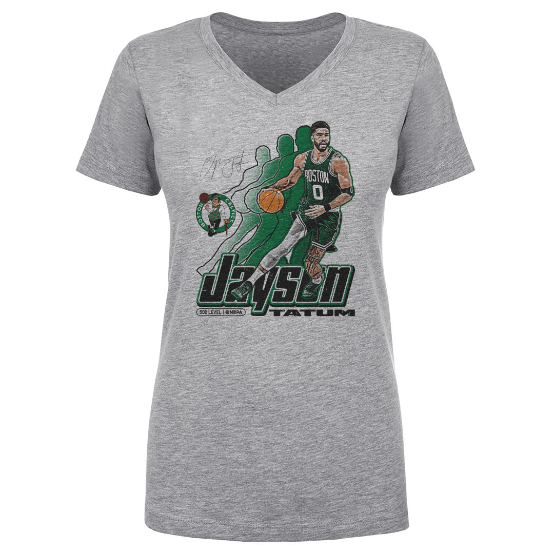 Jayson Tatum Women's V-Neck T-Shirt | 500 LEVEL