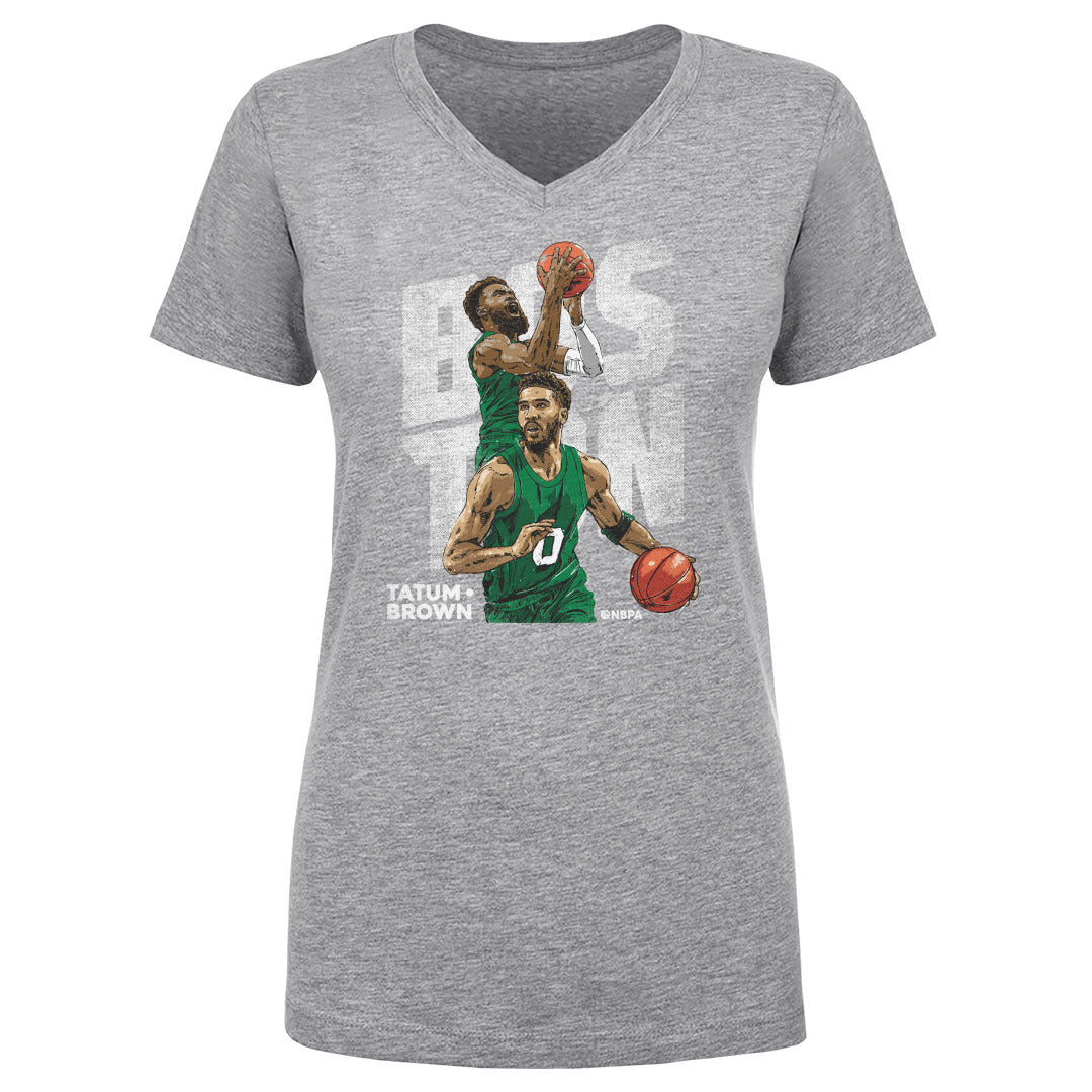 Jayson Tatum Women's V-Neck T-Shirt | 500 LEVEL