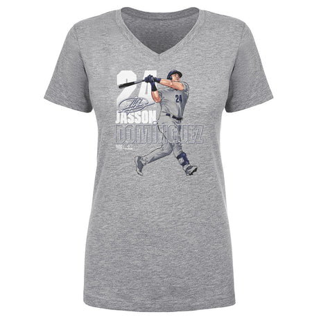 Jasson Dominguez Women's V-Neck T-Shirt | 500 LEVEL