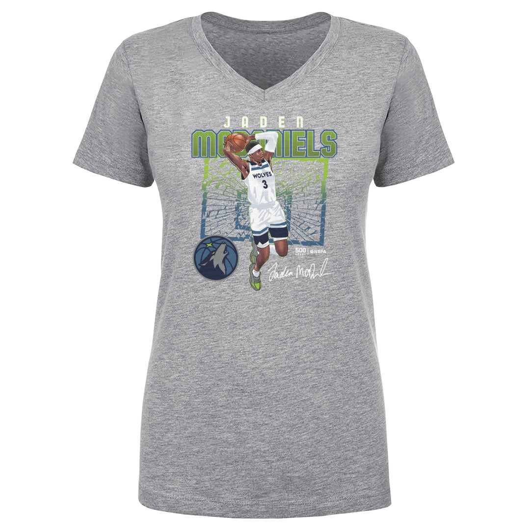 Jaden McDaniels Women's V-Neck T-Shirt | 500 LEVEL