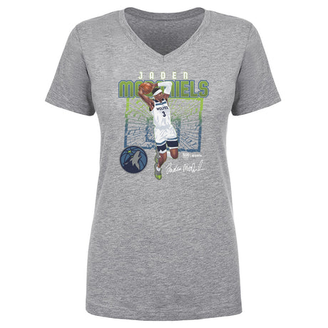 Jaden McDaniels Women's V-Neck T-Shirt | 500 LEVEL