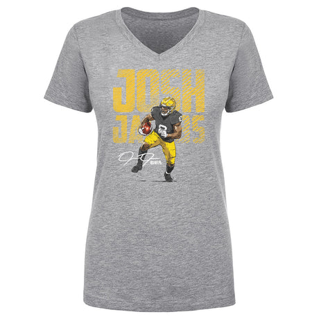 Josh Jacobs Women's V-Neck T-Shirt | 500 LEVEL