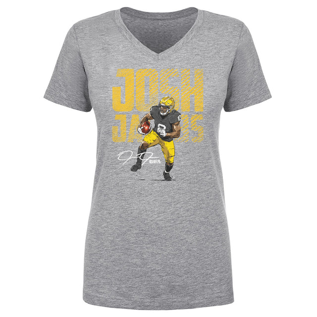 Josh Jacobs Women's V-Neck T-Shirt | 500 LEVEL