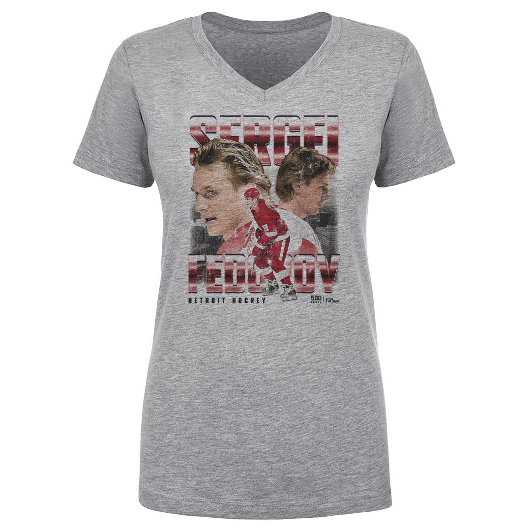 Sergei Fedorov Women's V-Neck T-Shirt | 500 LEVEL
